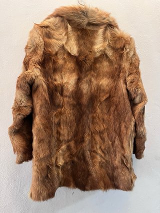 Abrigo Piel Zorro Auténtico Talla XL