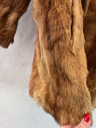 Abrigo Piel Zorro Auténtico Talla XL