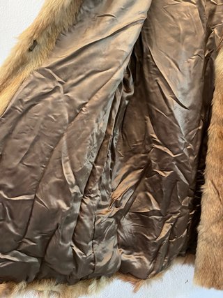 Abrigo Piel Zorro Auténtico Talla XL