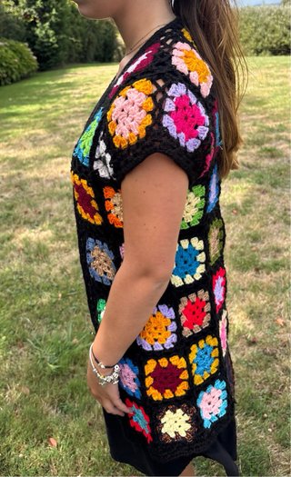 Chaleco crochet hecho a mano T. XS
