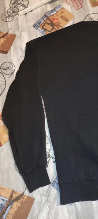 Sudadera S Stradivarius Negra