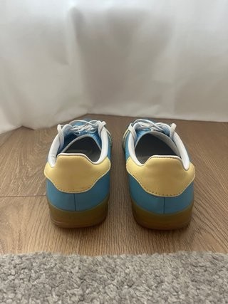 Zapatillas Adidas Gazelle Azul y Amarillo