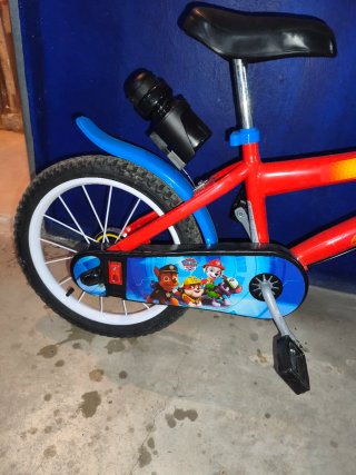 Bicicleta Patrulla Canina Roja