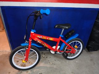 Bicicleta Patrulla Canina Roja