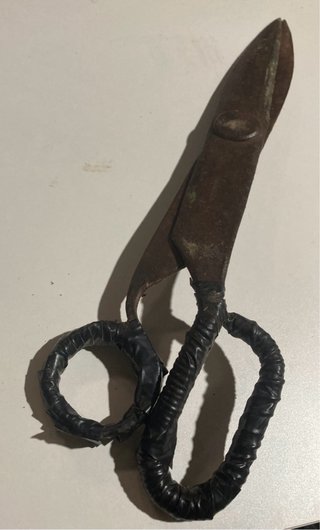 Forbici antiche in forgiatura per tosare le pecore