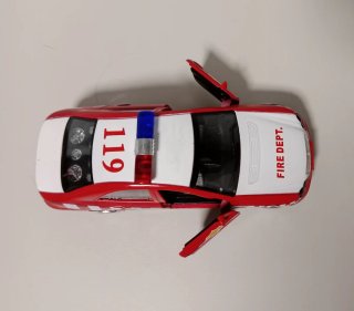 Coche Bomberos Juguete Rojo y Blanco