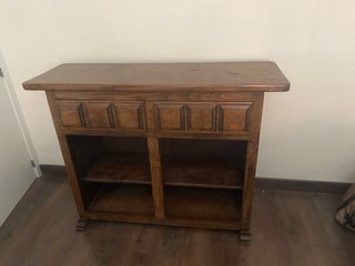 Mueble recibidor de madera