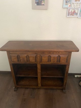 Mueble recibidor de madera