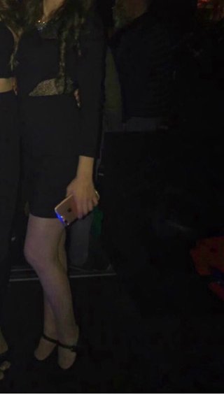 Vestido fiesta Zara negro encaje