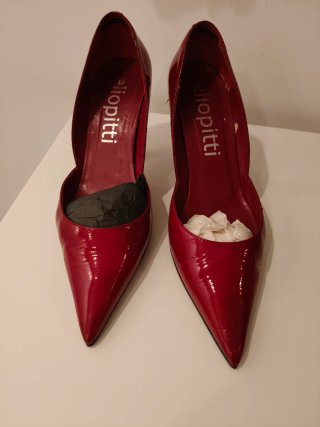 Zapatos tacón Elio Pitti Rojo Talla 37