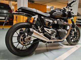 Triumph Speed Twin 1200 Negra/Plata
