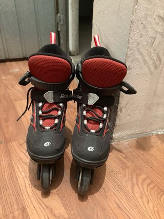 Patines en línea ROLLERBLADE negros y rojos