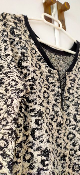 Jersey estampado leopardo