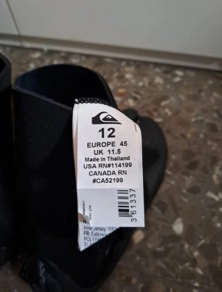 Escarpines Quiksilver negros