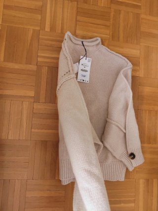 Jersey Zara Beige Talla M
