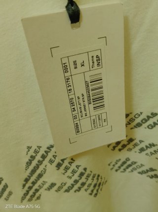 Camiseta GAS blanca nueva