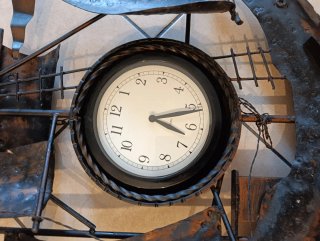 Orologio da parete veliero rame e ferro