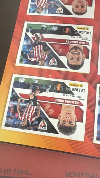 LALIGA Panini Cards - Oihan Sancet & Alejandro Reg