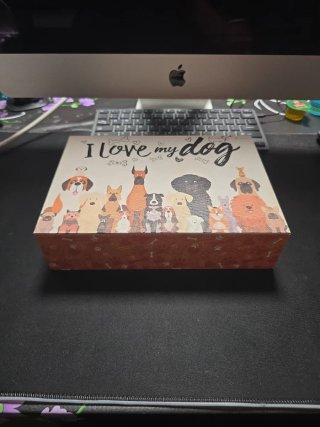 Caja Joyero I Love My Dog Decorativa