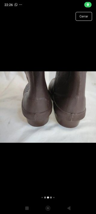Botas de agua caña alta marrones