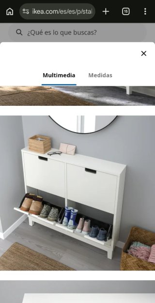 2 Zapateros IKEA STÄLL 4 compartimentos