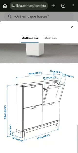 2 Zapateros IKEA STÄLL 4 compartimentos