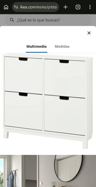 2 Zapateros IKEA STÄLL 4 compartimentos