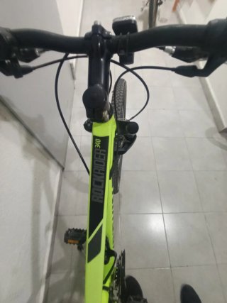 Bicicleta Montaña B'Twin 26 Negra/Verde Talla M