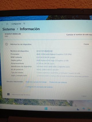 Lenovo Ideapad IP1 15ADA7 AMD