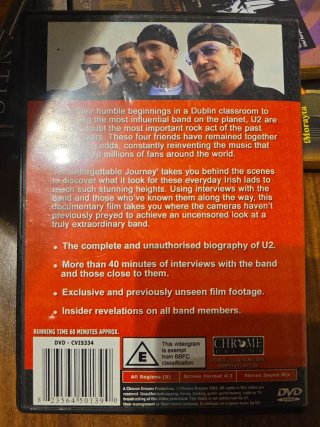 DVD U2 An Unforgettable Journey