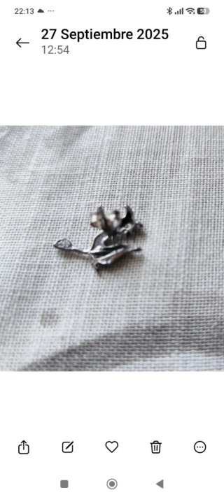 Piercing Bruja Escoba Plata 925