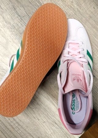 Adidas Gazelle rosa e verdi taglia 40 nuove