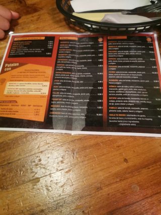 Cubiertos de un bar