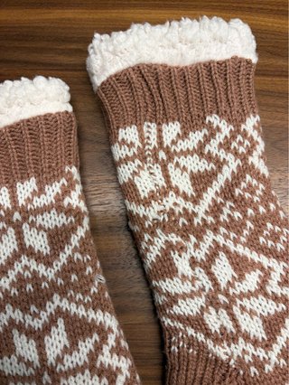 Calcetines de lana con suela antideslizante