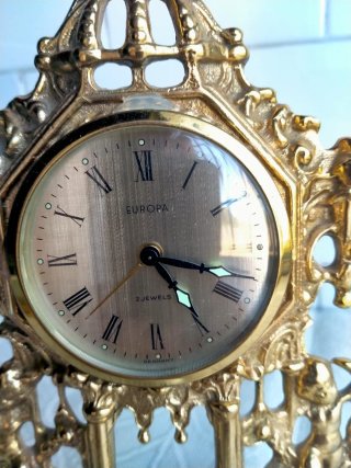 Reloj de sobremesa de bronce