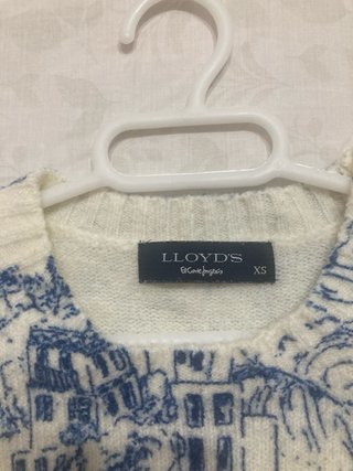 Jersey Lloyd's Azul y Blanco Talla XS.