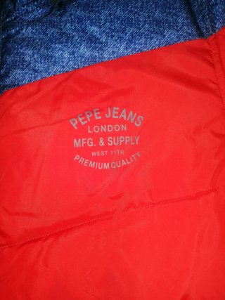 Chaqueta Pepe Jeans Anorak Azul/Rojo