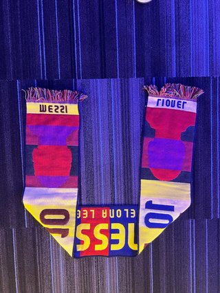Bufanda Messi FC Barcelona 10