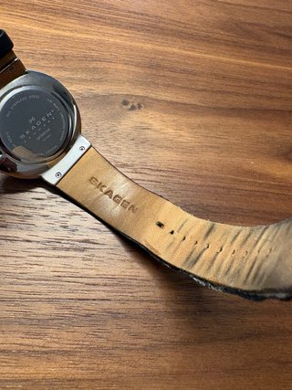 Reloj Skagen Negro y Plateado