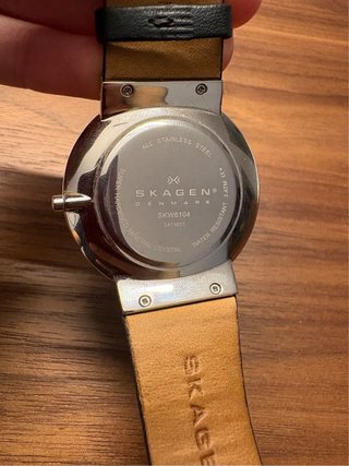 Reloj Skagen Negro y Plateado