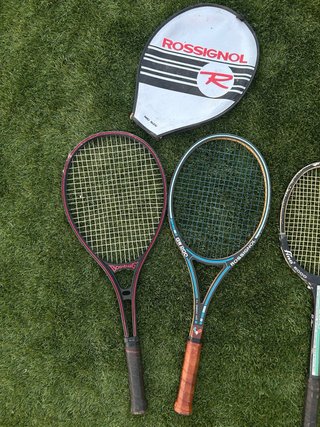 Set di 4 racchette da tennis vintage