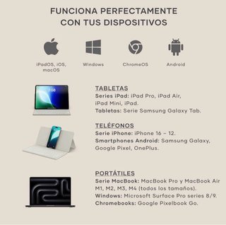 Teclado Bluetooth SATECHI OntheGo Beige