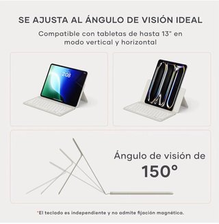 Teclado Bluetooth SATECHI OntheGo Beige