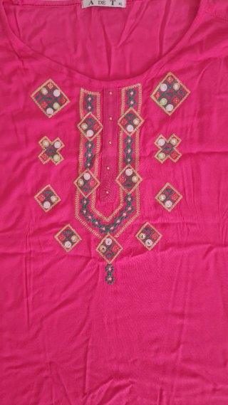 Blusa fucsia A de T Talla XL