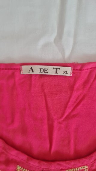 Blusa fucsia A de T Talla XL