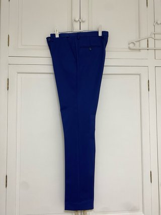 Traje azul hombre chaqueta y pantalon