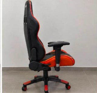Silla Gamer GAME Negra/Naranja