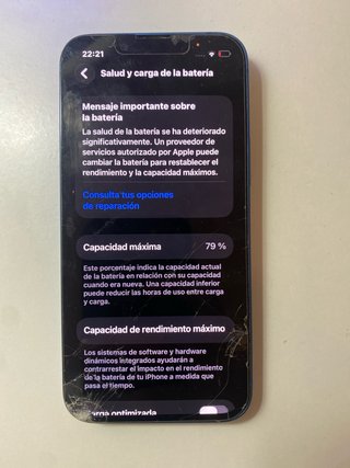 iPhone 13 mini 128GB blu - schermo rotto