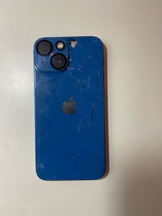 iPhone 13 mini 128GB blu - schermo rotto