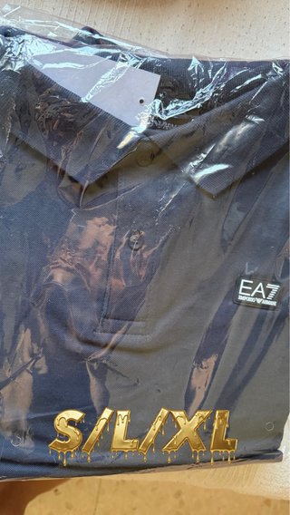 Polo Emporio Armani Azul Marino Talla L